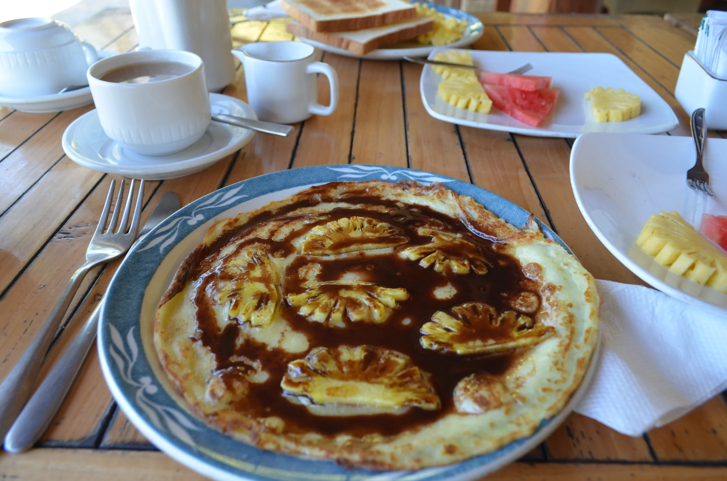 pinnapple pancakes!