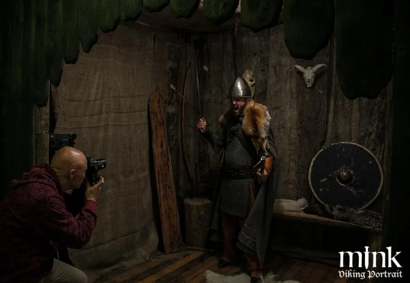 Get your Viking portrait taken at Mink studios