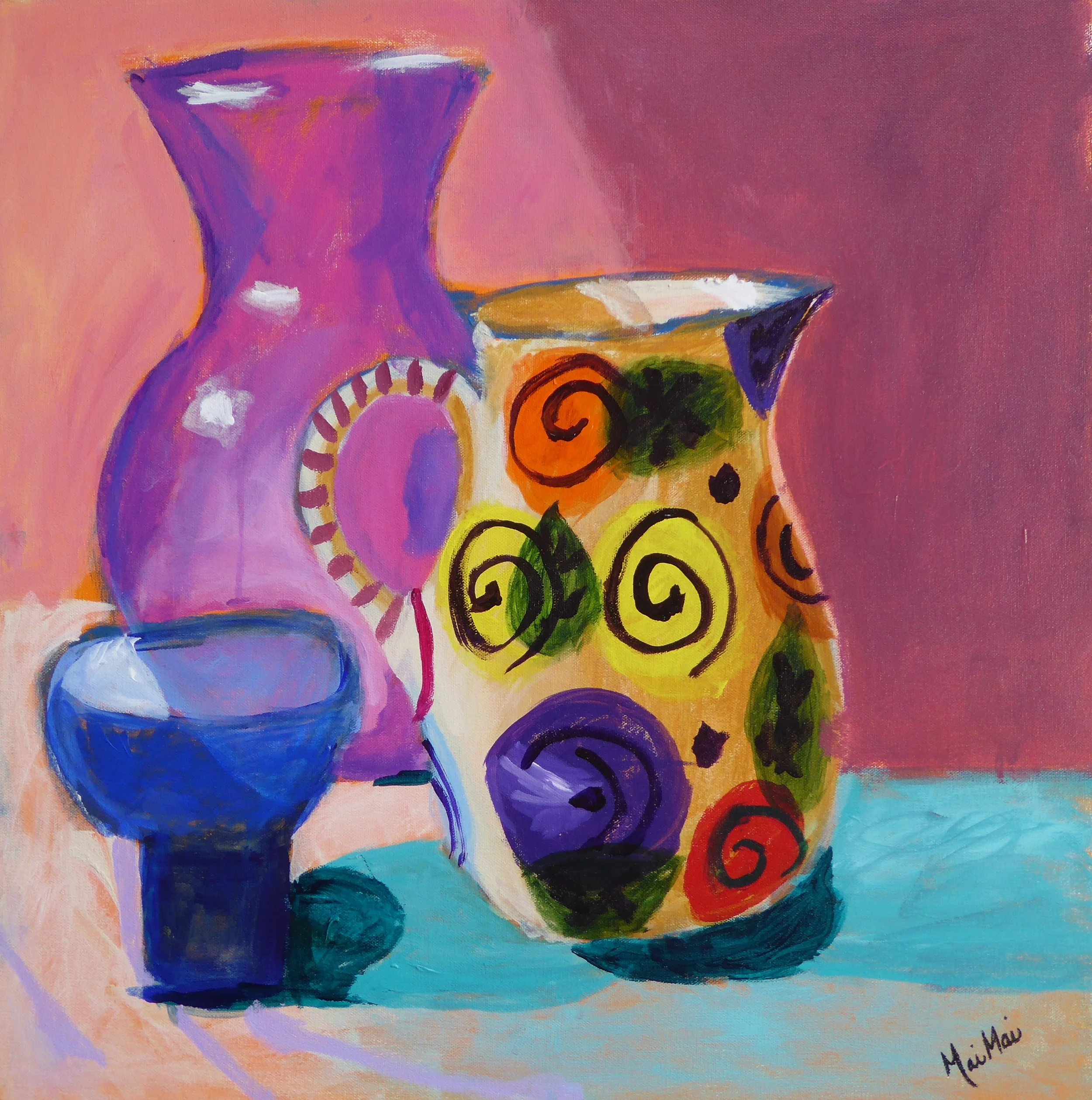 Magenta Vase