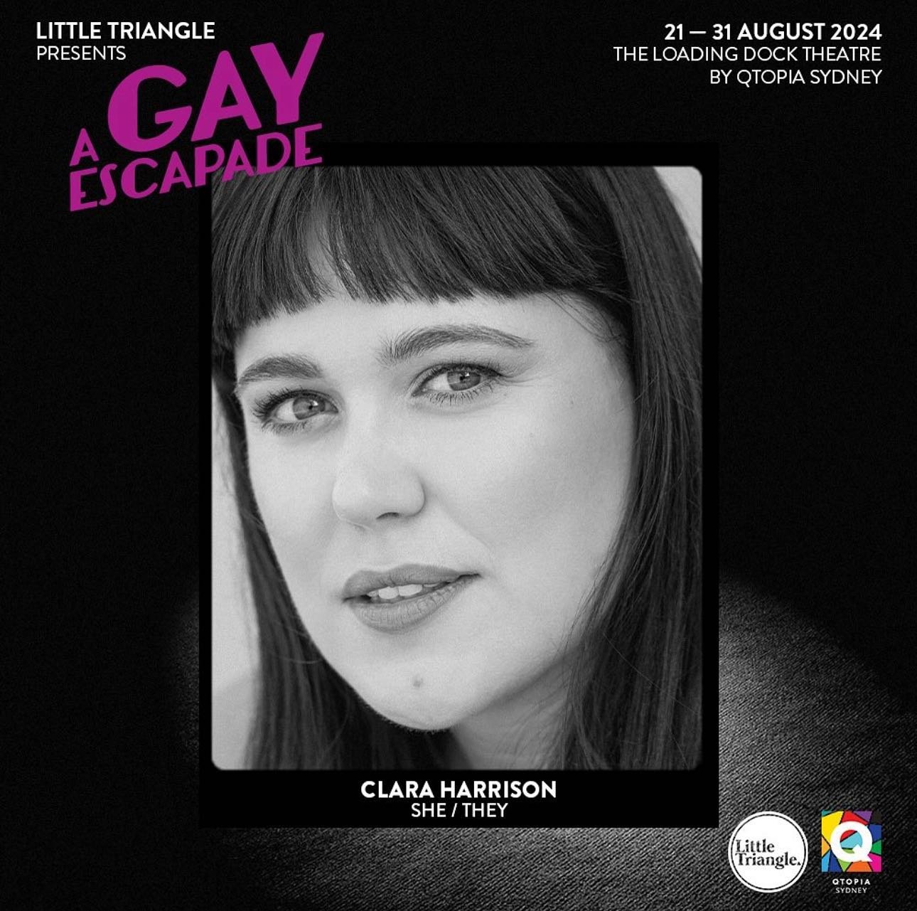 Wooo Woop! 🌈  We are thrilled to announce that T&amp;E&rsquo;s @clara_harrison has been cast in &lsquo;A Gay Escapade&rsquo; for @littletriangleco 👏🏽🎉 Congratulations Clara!
#agayescapade #castannouncement #tandemanagement #tandework #proudagents