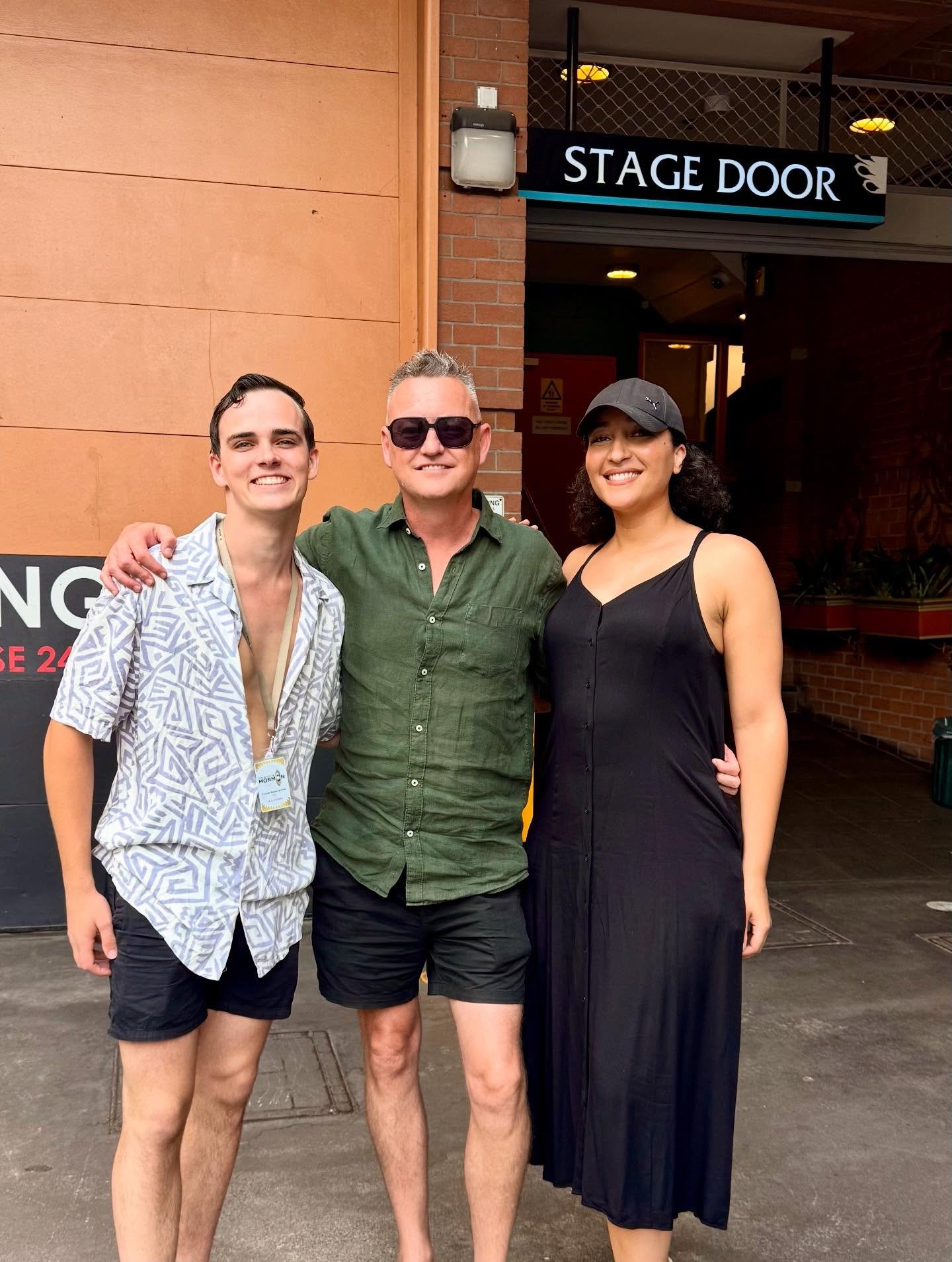Always love catching up with our amazing artists. This time @connorbanksgriffith &amp; @jasminevaughns starring in @bookofmormonaunz @capitoltheatresydney 
#proudagents⭐️ #tandework #hardworkpaysoffs
👏👏👏