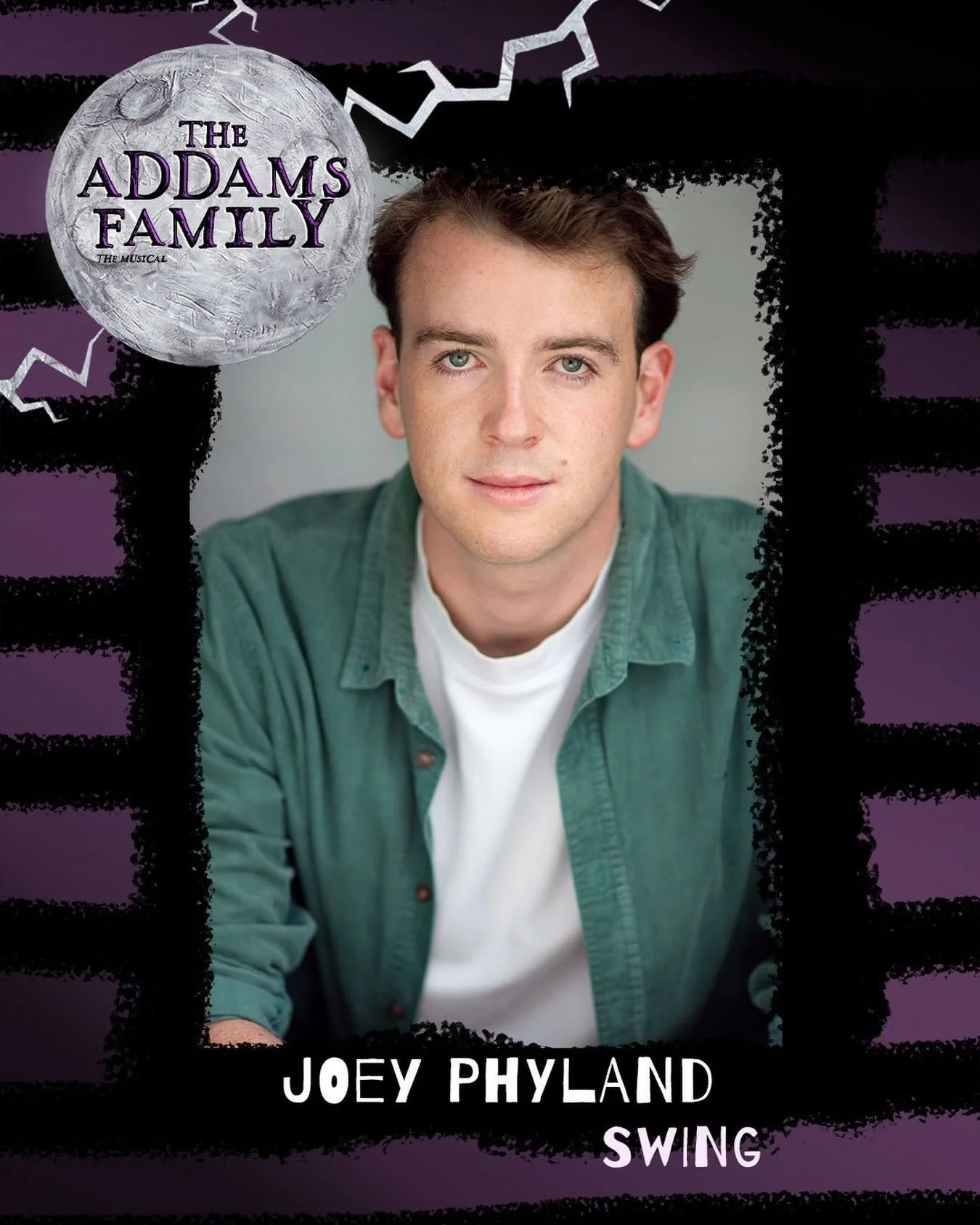 Snap those fingers, because @joeyphyland has been cast in @jrpaustralia upcoming production of The Addams Family @hayestheatreco_official 🫰🏽🫰🏽🕸️
Congratulations!! Can&rsquo;t wait for this spooky spectacular!
#theaddamsfamily #onlyatthehayes #ta