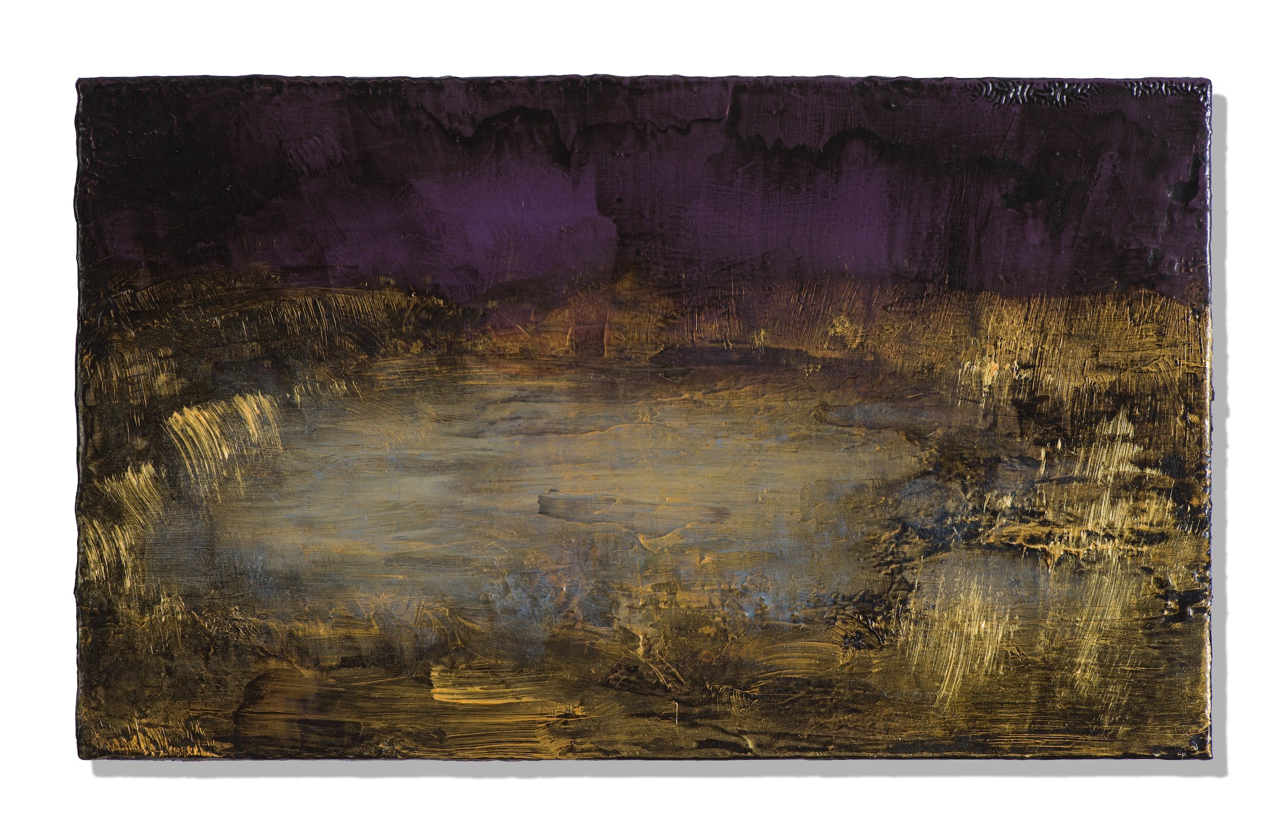 9 × 15 × 2 inches Oil, alkyd, pigment on panel