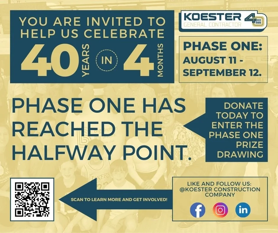 We&rsquo;re halfway through Phase One of our 40in4 Donation Campaign&mdash;and the momentum is incredible! Together, we&rsquo;re raising funds that make a real impact for deserving causes.

Haven&rsquo;t donated yet? It&rsquo;s easy:
 1️⃣ Donate to a