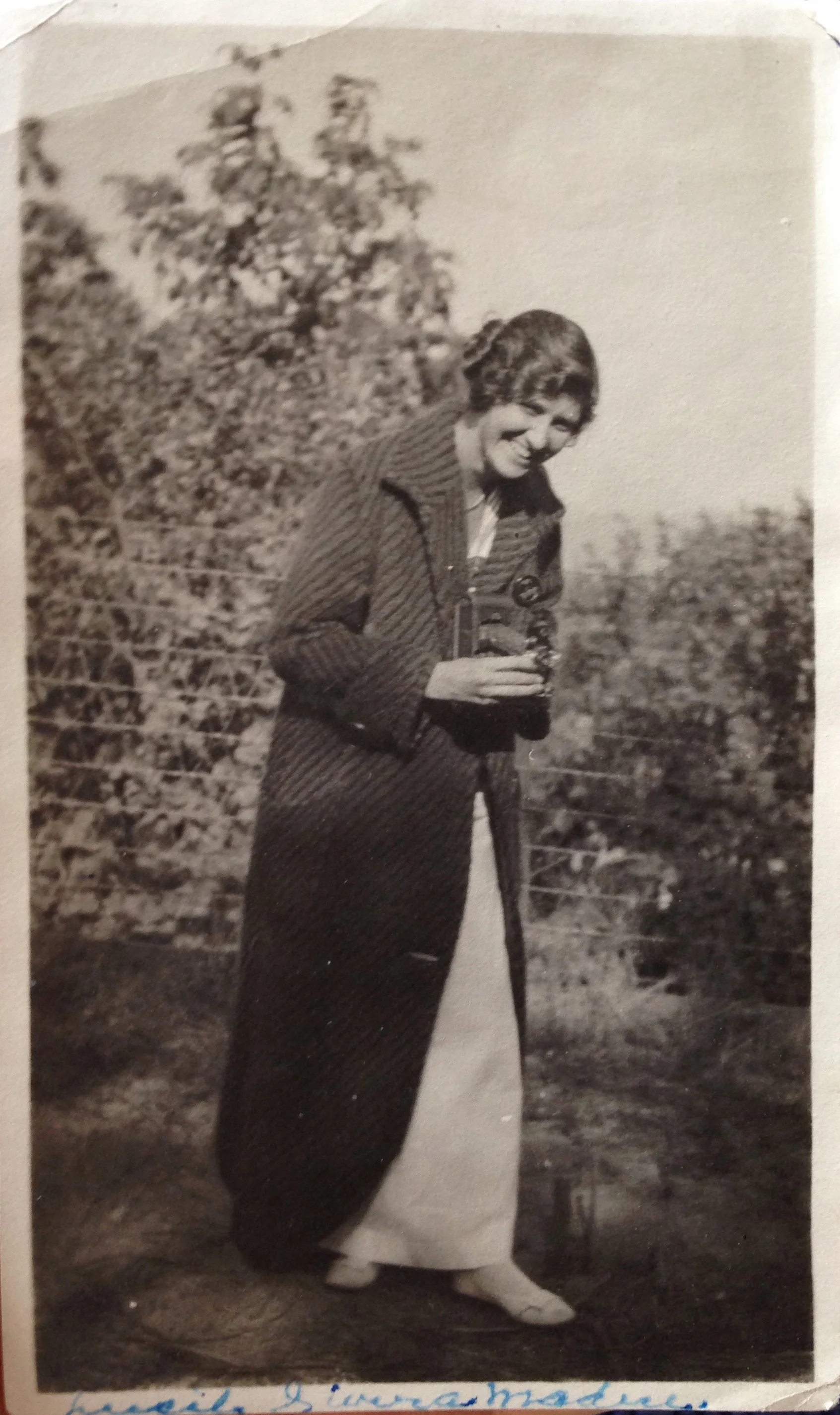 Lucile in Sierra Madre, CA, 1913.