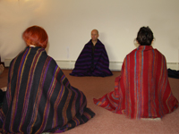 Meditation on our UK detox retreat holidays in Devon