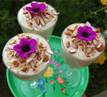 Puddings taught on our UK detox retreats
