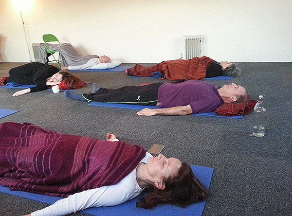 Relaxation sessions on our UK detox retreat