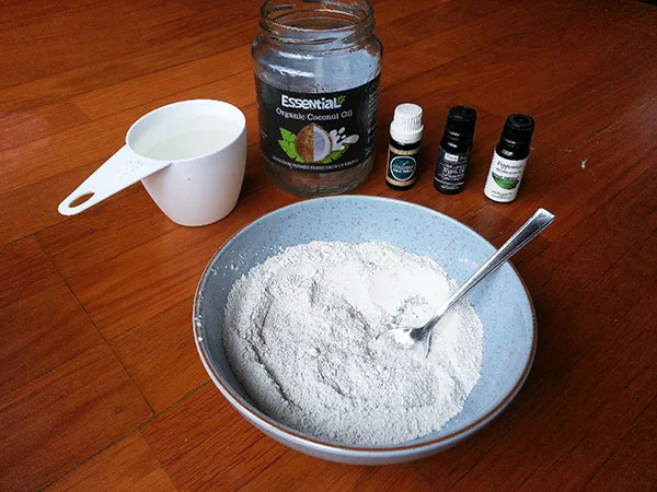 detox powders mixed
