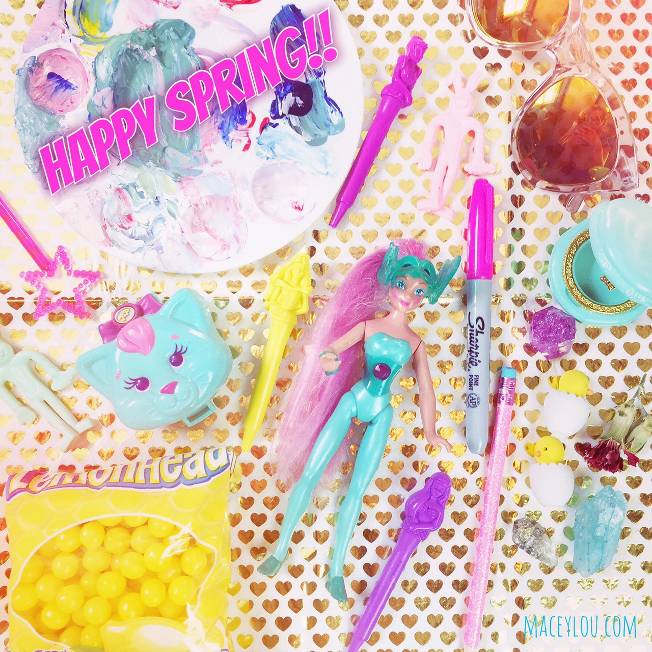 I posted this on Instagram this morning to celebrate spring and kawaii cute things...<3