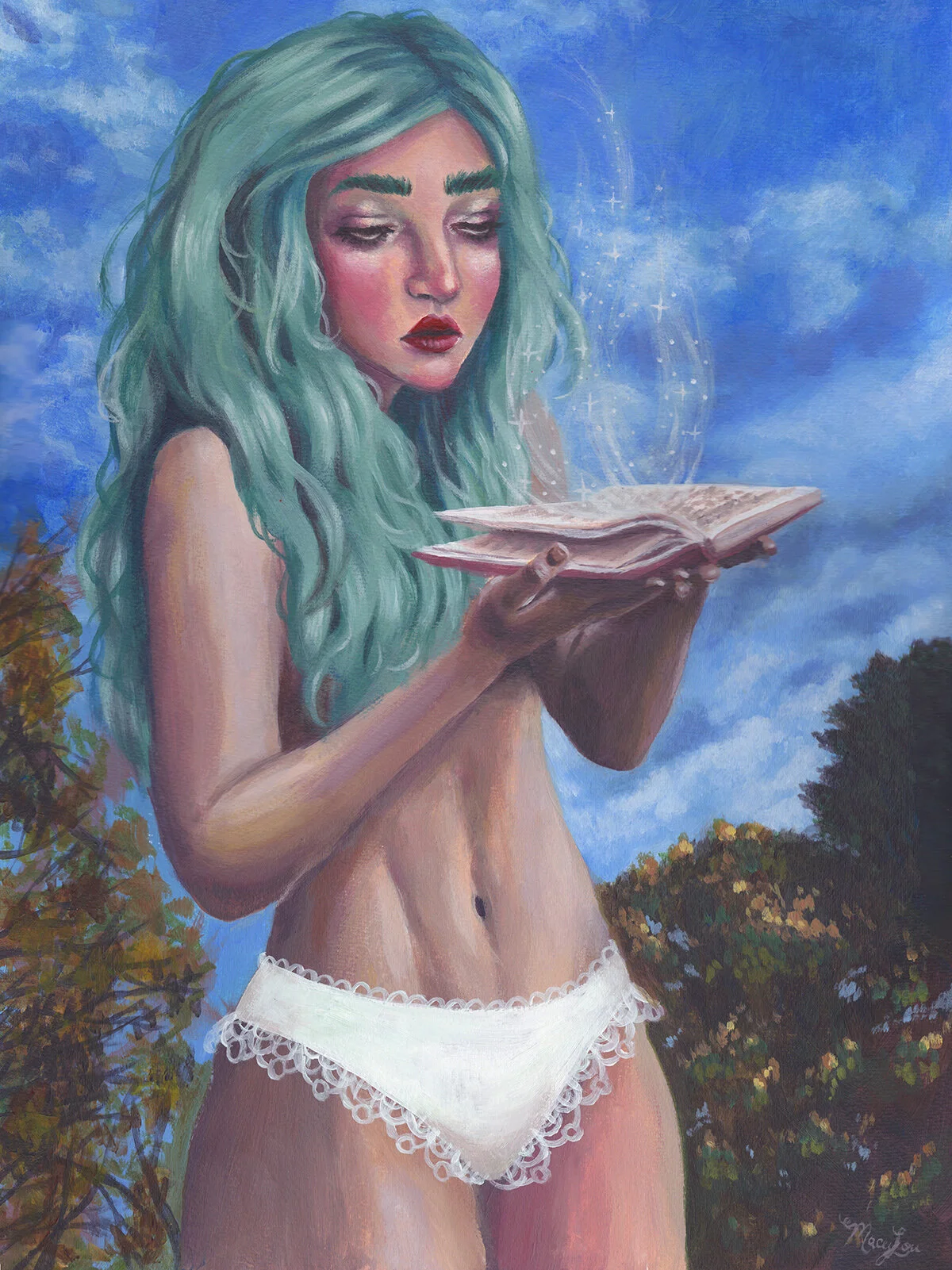 "Spells" Acrylic Painting