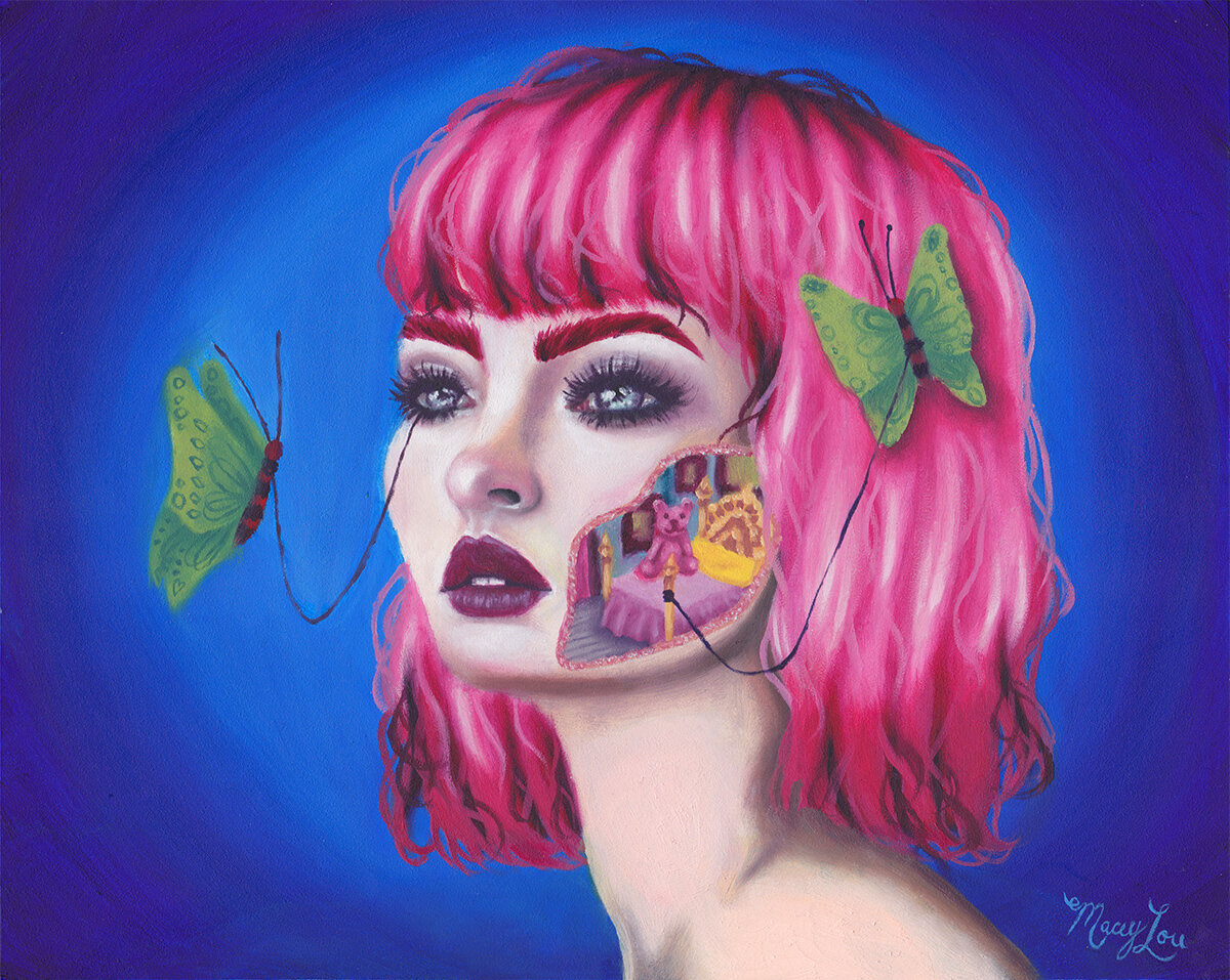 "Attachment" Oil Painting