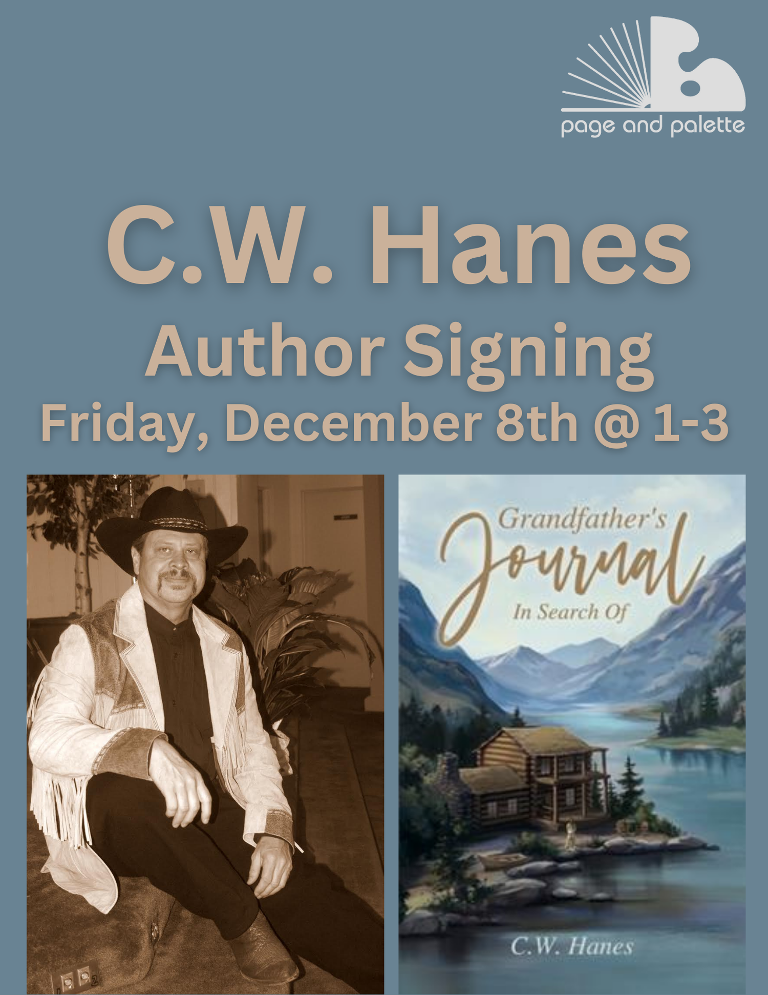 C.W. Hanes - Author Signing — Page & Palette