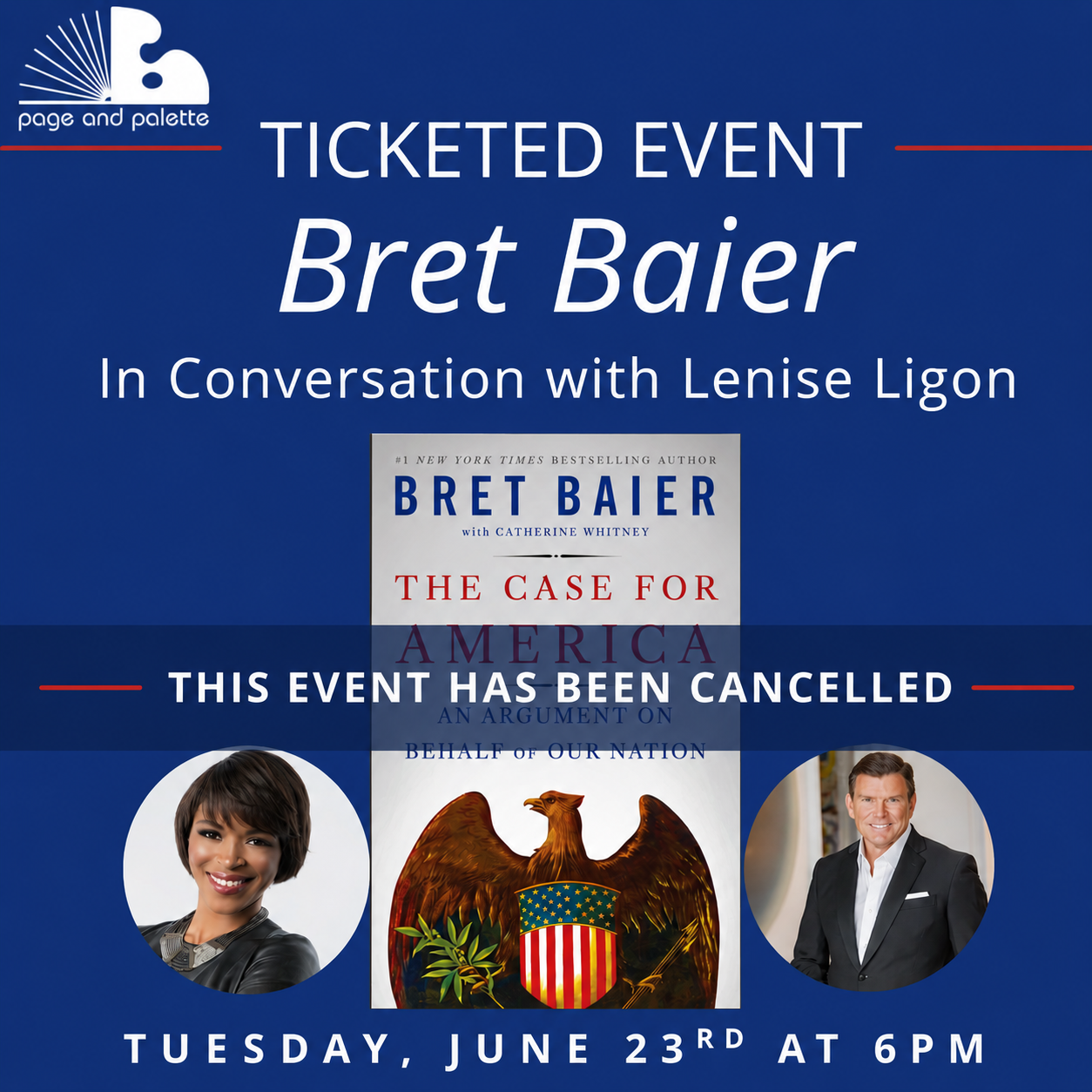 CANCELLED--Bret Baier Event