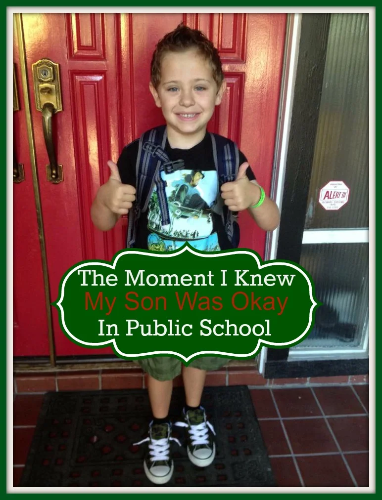 The Moment I Knew My Son Was Okay In Public School