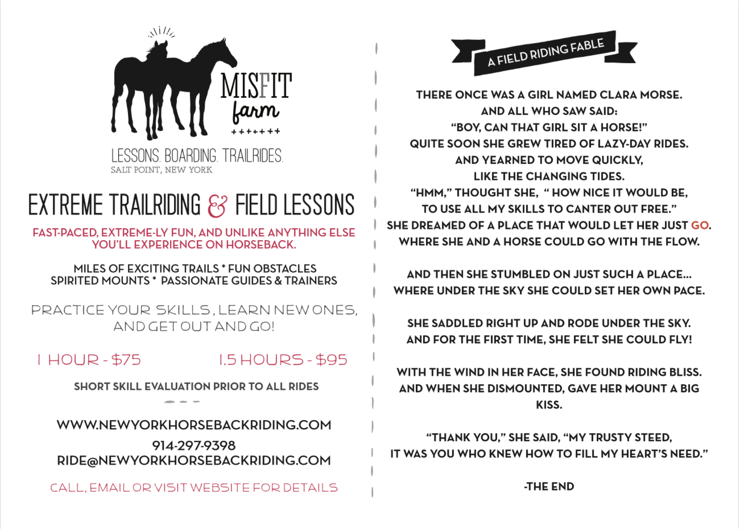 Trailride Postcard (Back)