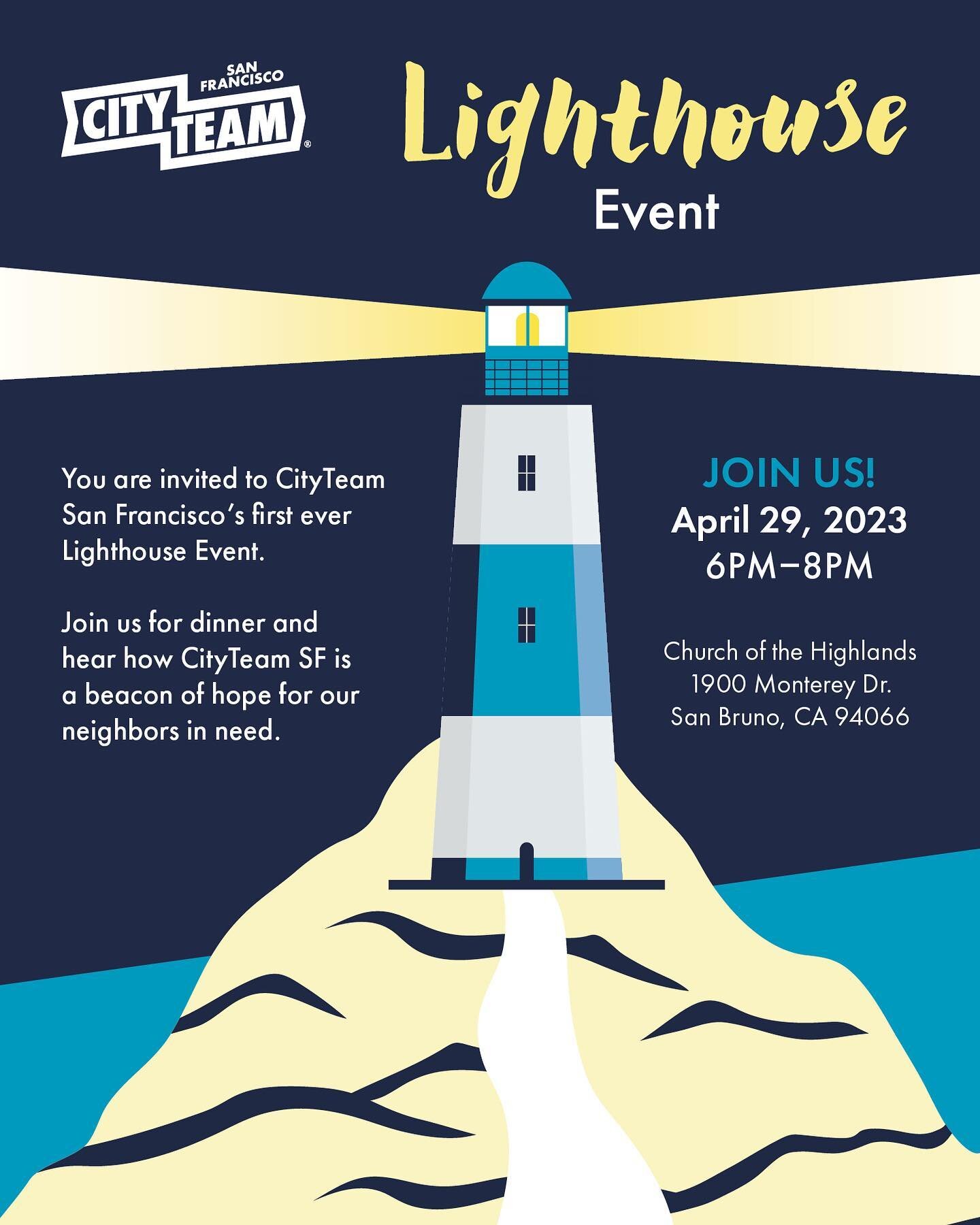 The City Eats has been longtime partners of City Team SF and we&rsquo;re very excited to share this inspiring event with you all!

CityTeam SF is a beacon of hope in the darkness 🌅 Will you join us for our first ever Lighthouse Event? 

The inspirat