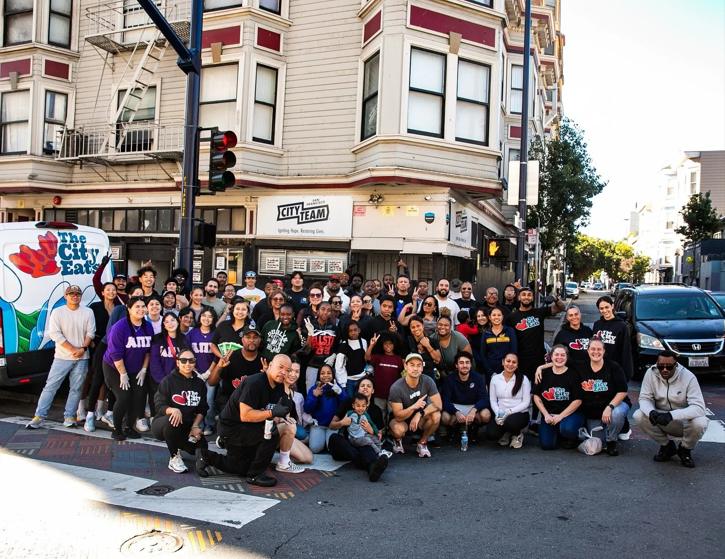 Over 1500 meals, 80 grocery bags, 100 narcan and fentanyl test strips, 100 hygiene kits, hella clothes, hella pet food, 41 runners mixed in with another 73 volunteers! 
❤️❤️Numbers❤️❤️

We thank you ALL for your support
@nofakesweat 
@alphapisigma 
@