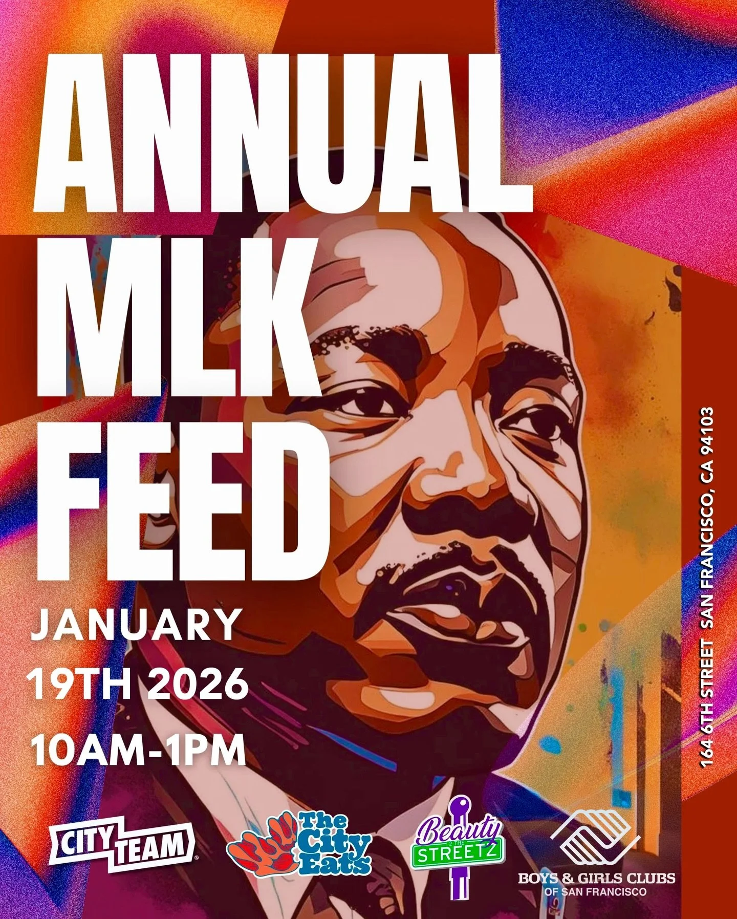 Our Annual MLK feed with @bgcsf continues to grow every year 🙌🏾 A heartfelt thank you to our sponsor @beauty2thestreetz for helping us make this 2026 MLK breakfast a memorable event for low-income families and individuals in need. This gathering no