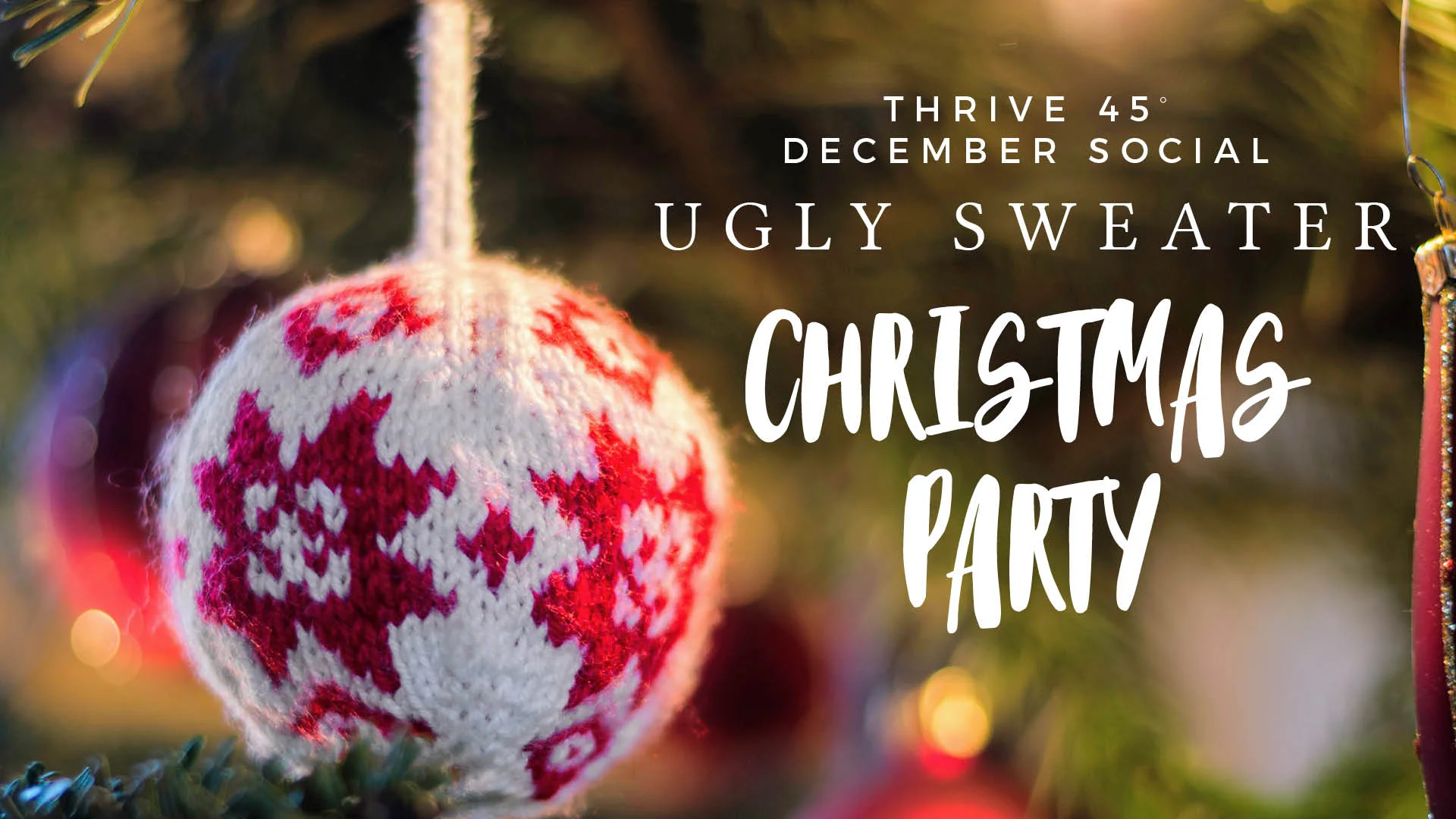 December Social | Ugly Sweater Christmas Party