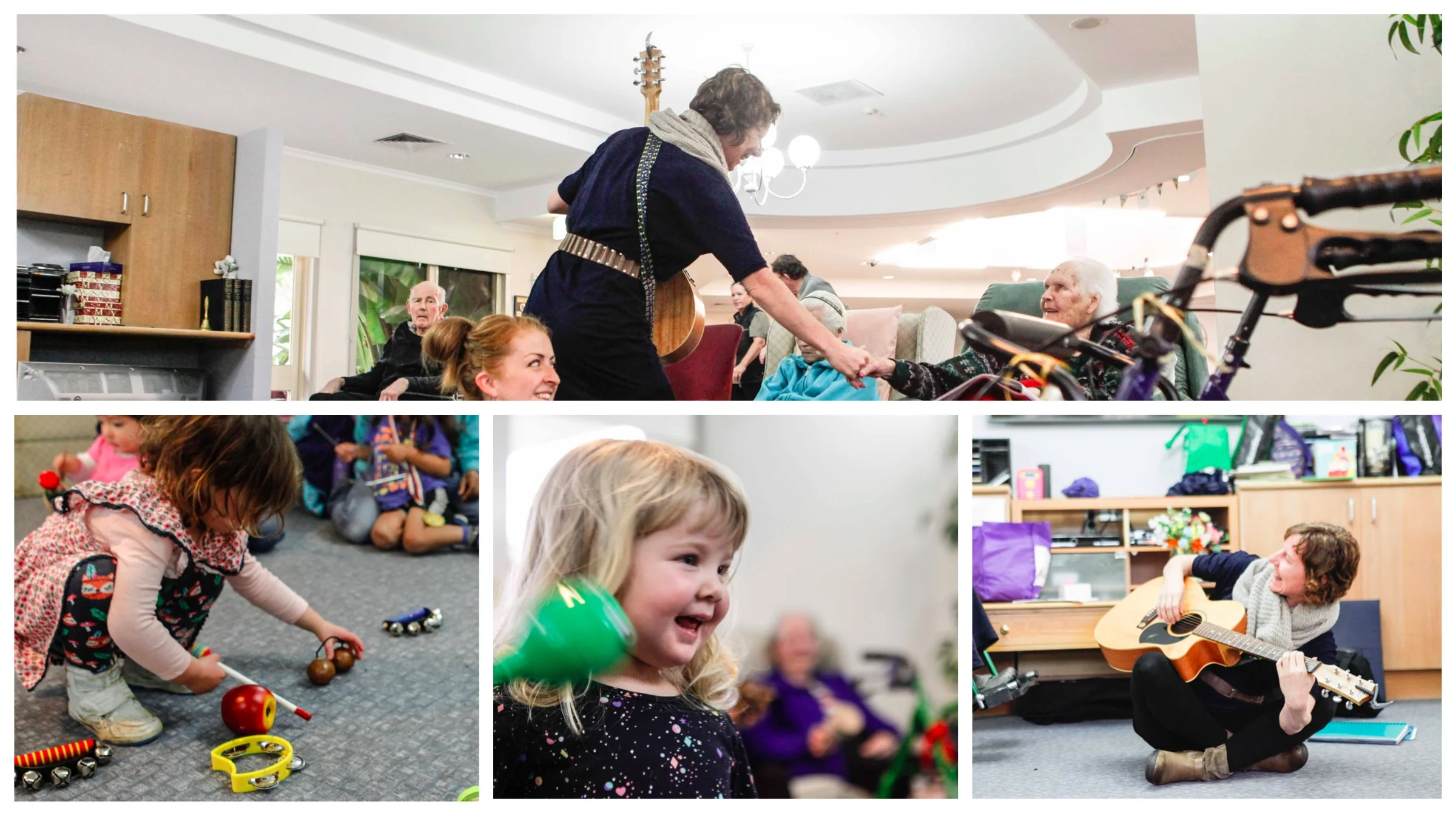 intergenerational music therapy and playgroup, mulgrave 