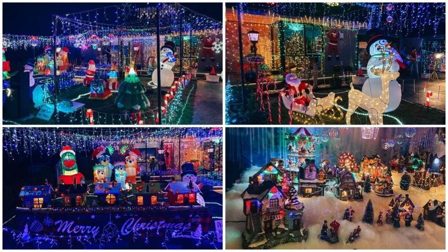 warwick close christmas lights, wantirna