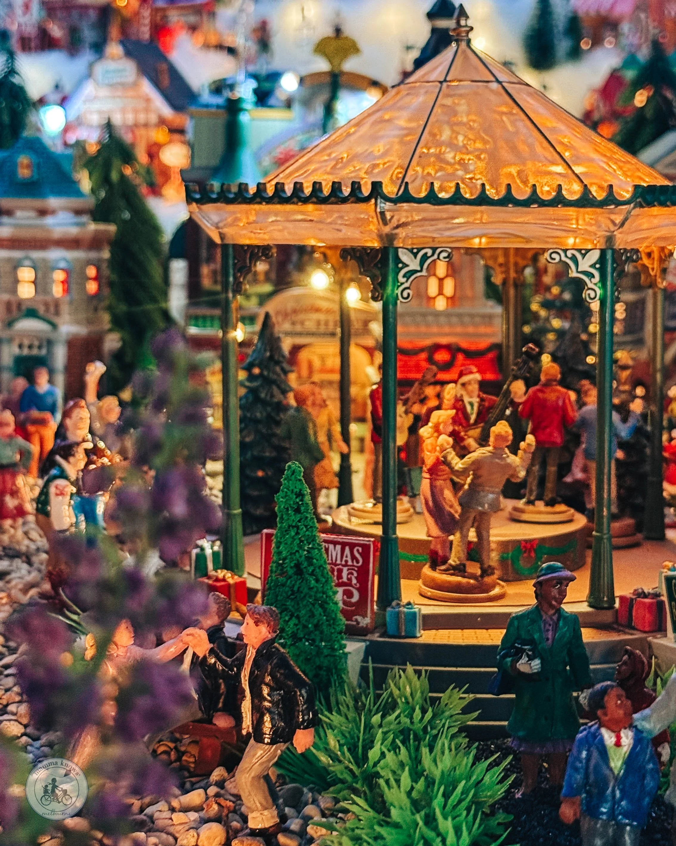 Copyright Mamma Knows East - Crown Point Christmas Village Display, Chirnside Park