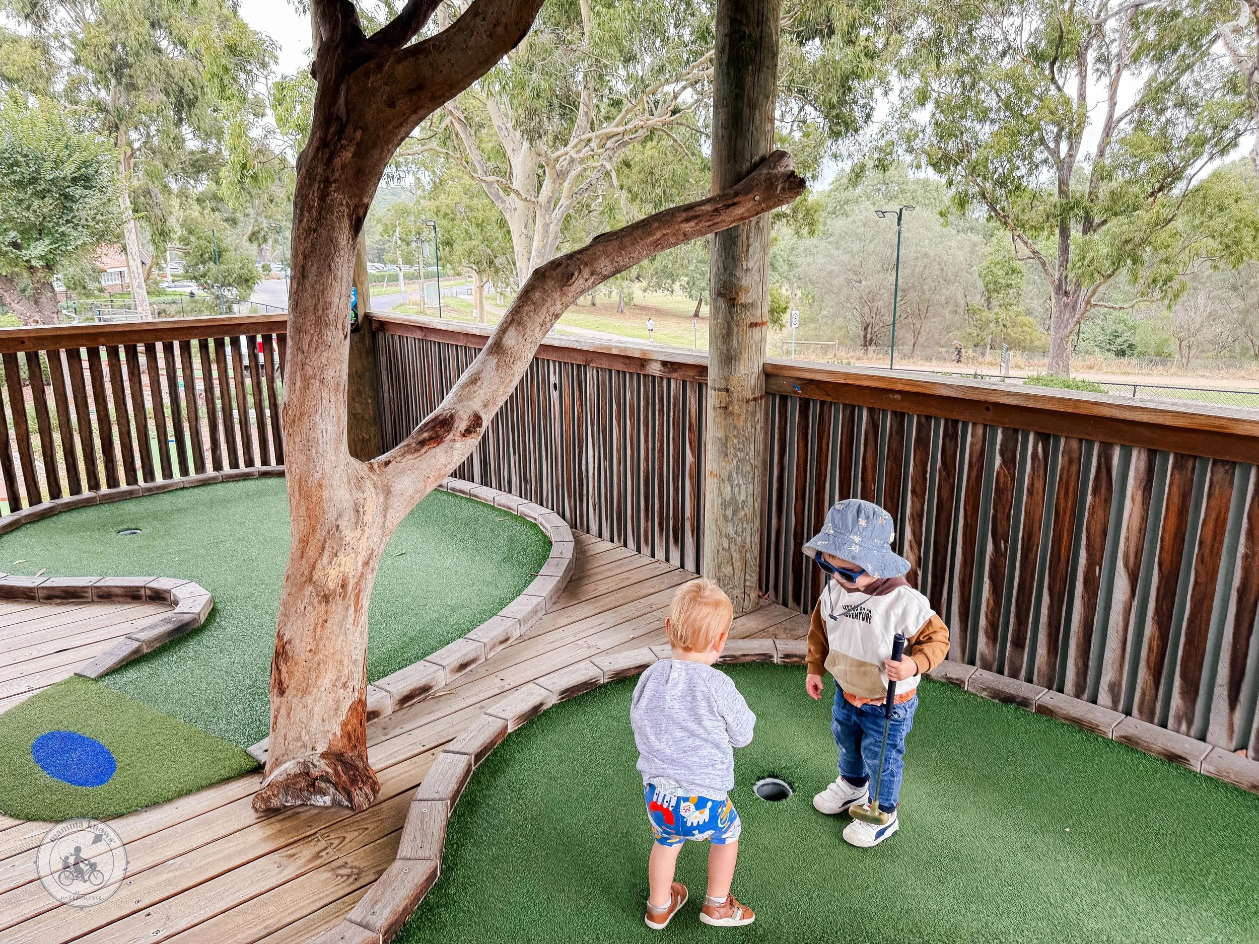 Copyright Mamma Knows East - Mini Golf @ Yarra Bend Golf Course, Fairfield