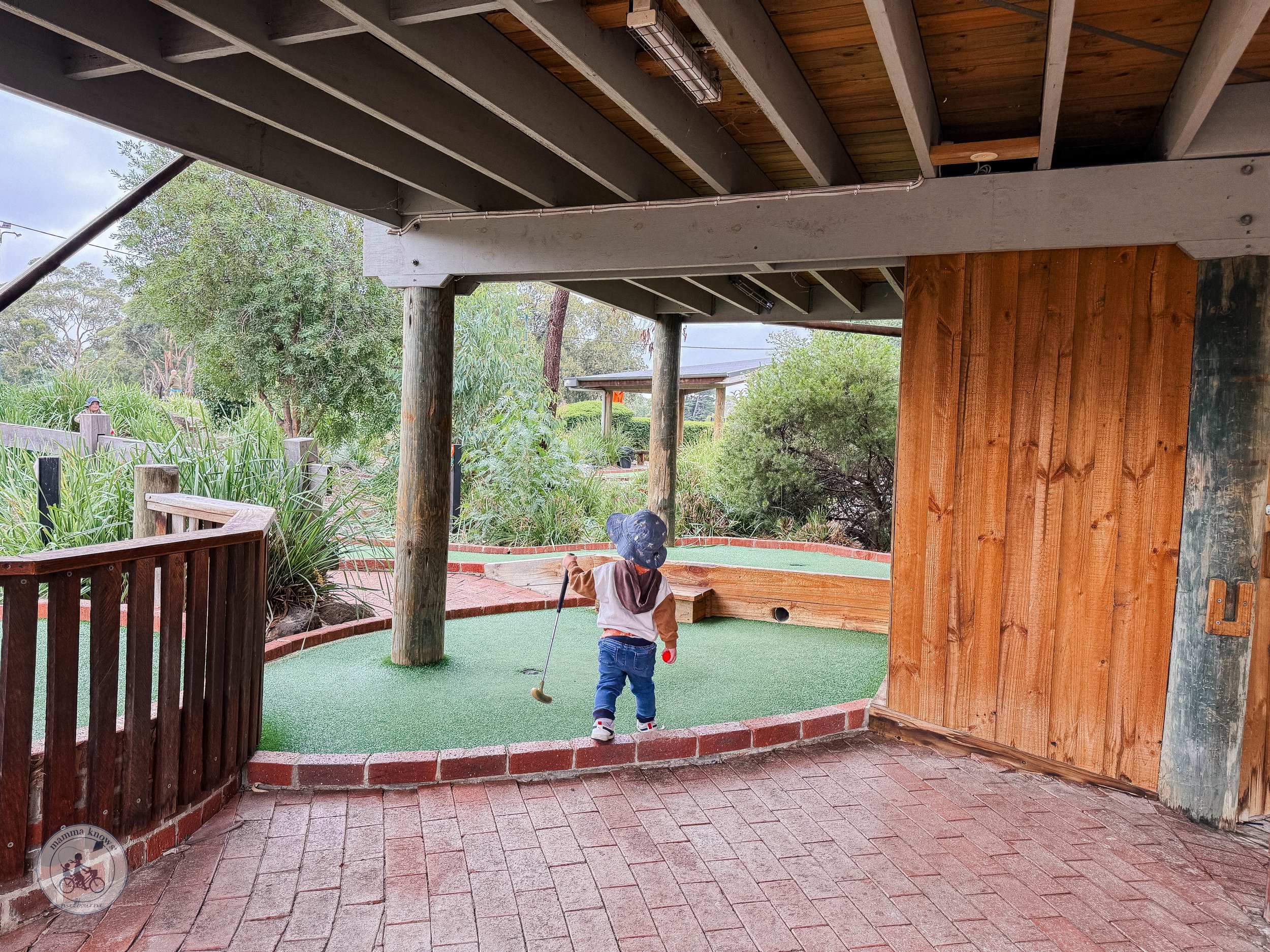 Copyright Mamma Knows East - Mini Golf @ Yarra Bend Golf Course, Fairfield