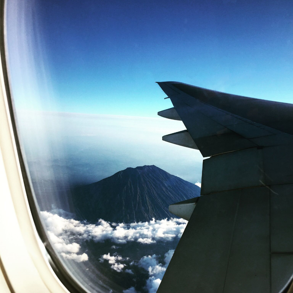 The erupting volcano on my way out. I hated it so much at the time.