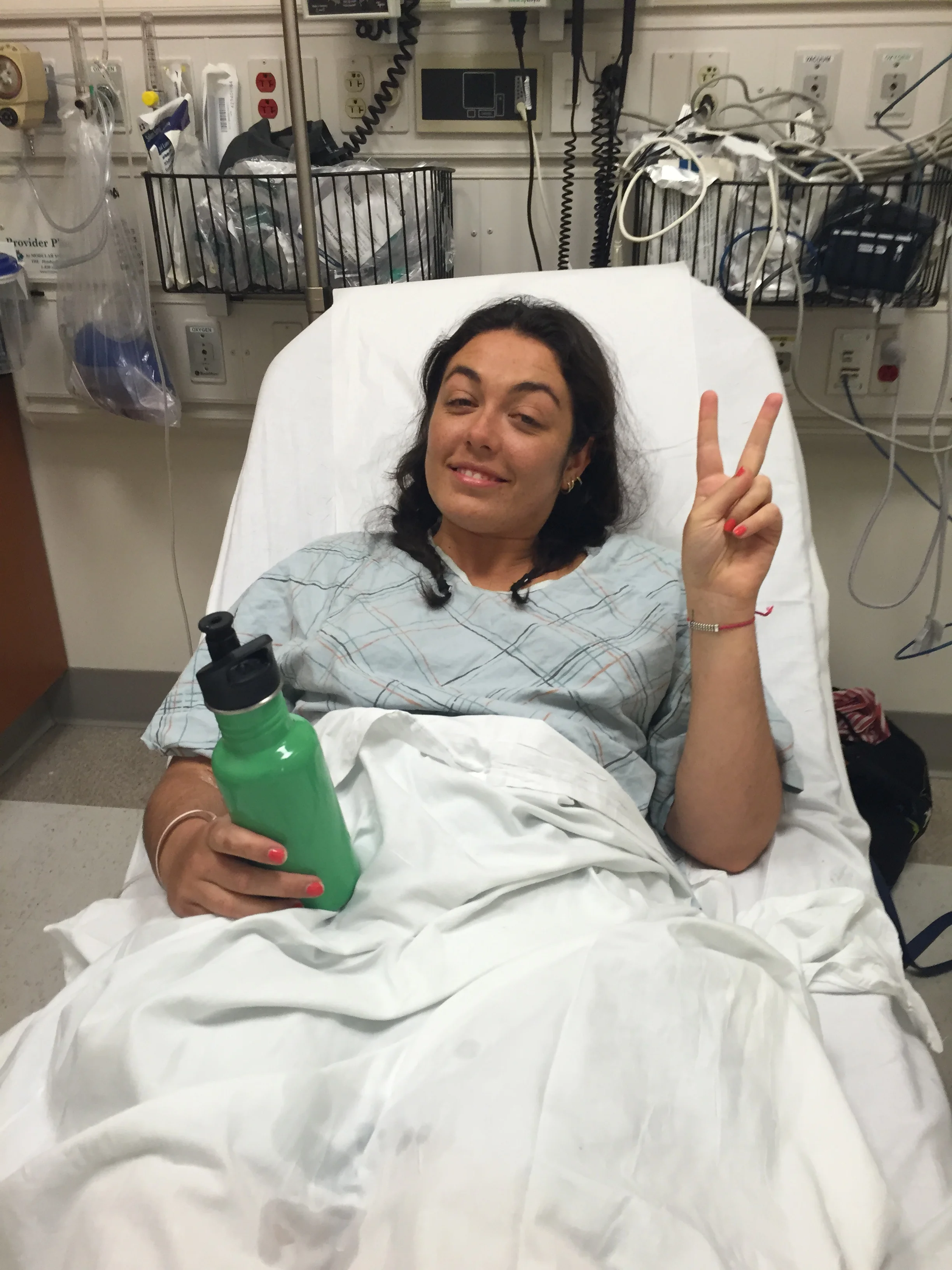 My first night in the ER. Not looking too hot.
