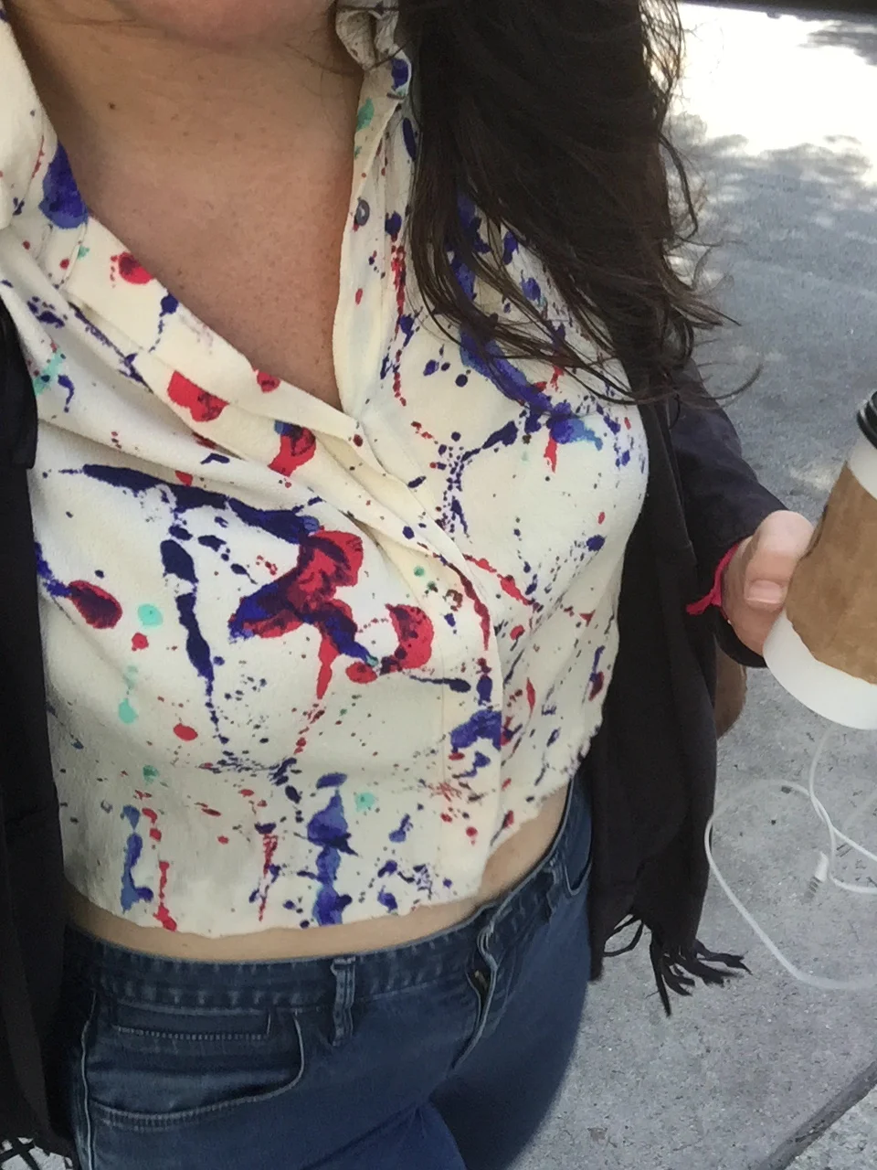 I thought I looked GREAT on Friday. About to get on the G train and listen to a podcast about happiness and think about how happy the rest of the year was going to be. 