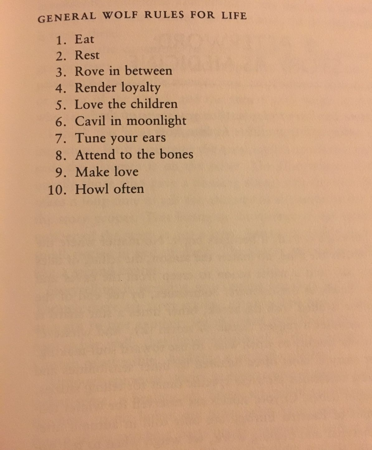My friend Bettina sent me this when I was in hospital. Good lookin rules. I'll leave the bone one though.