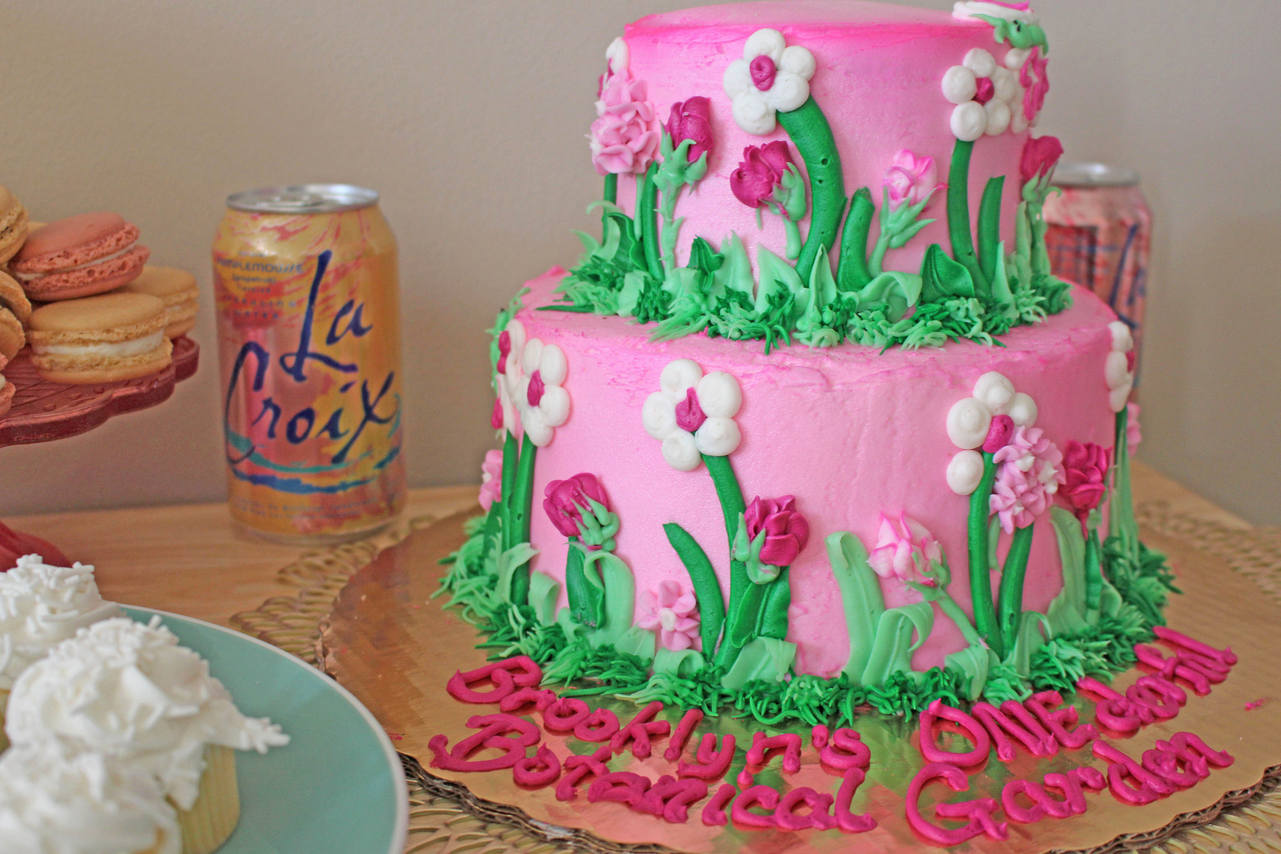  floral themed birthday cake | Pish Posh Perfect 