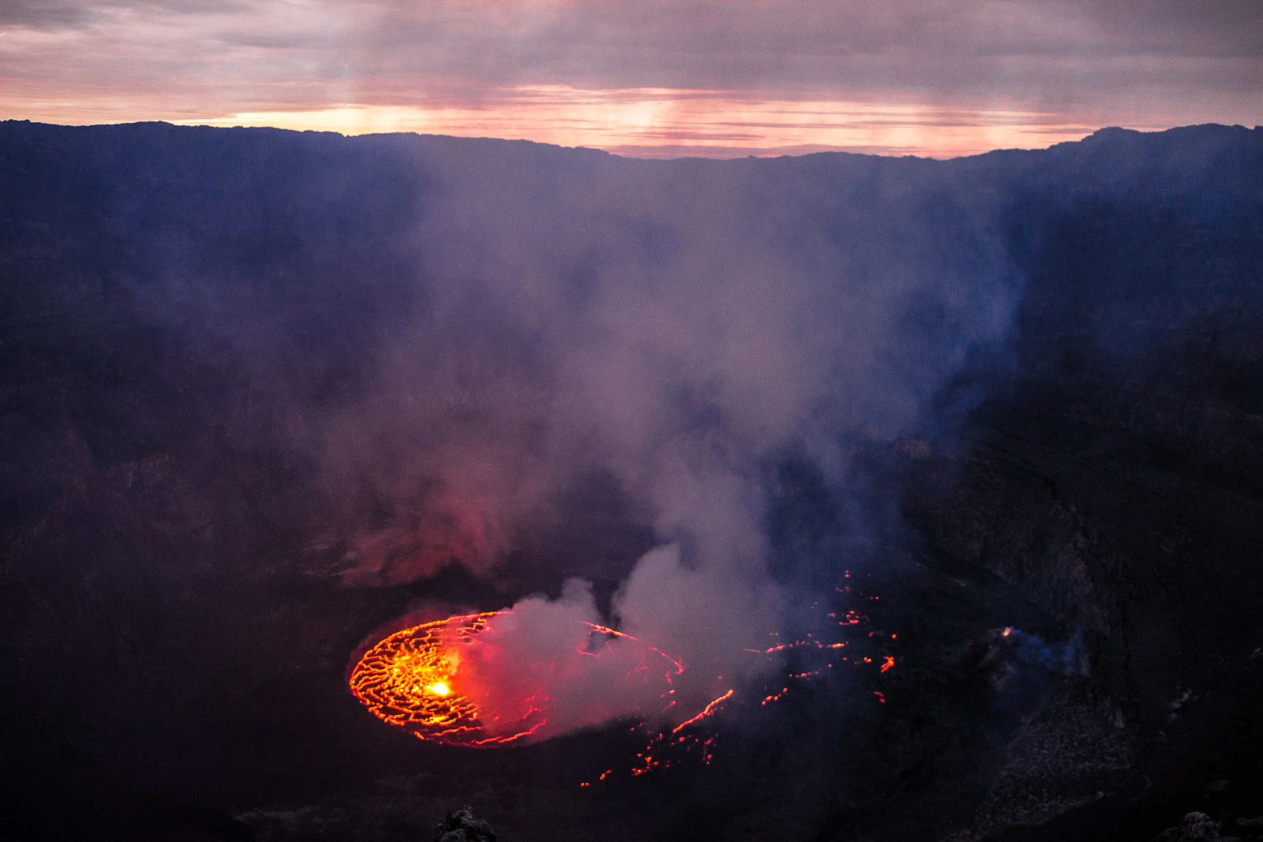 Nyiragongo Volcano in Virunga National Park