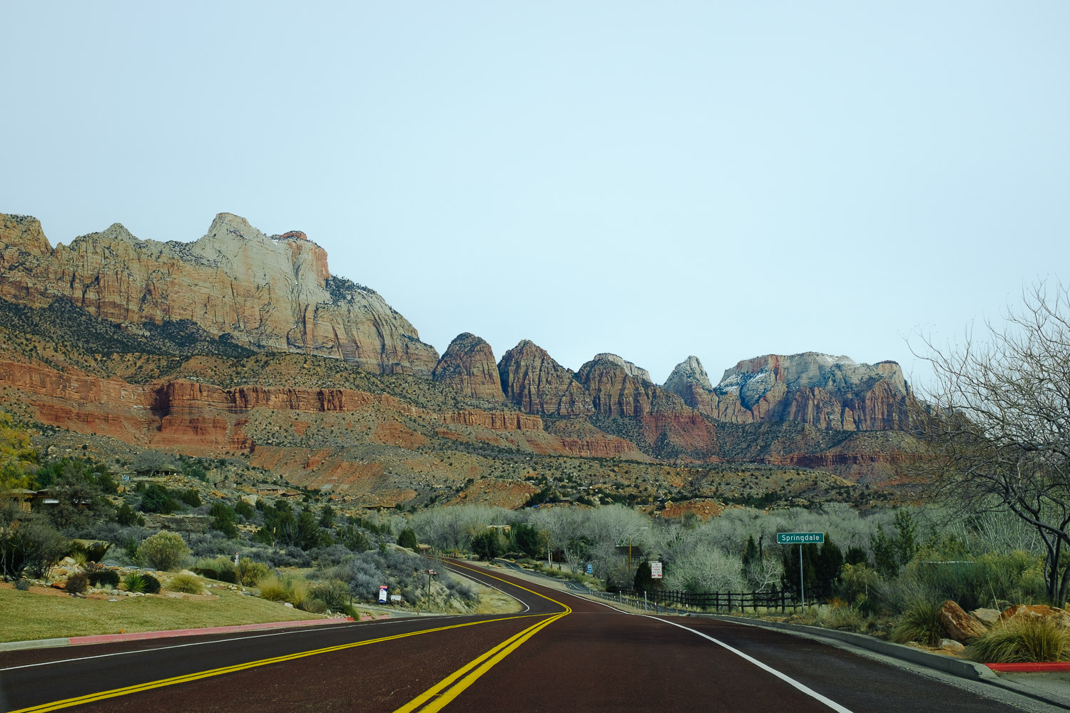 Arrived to Springdale, Utah. Closest town around Zion