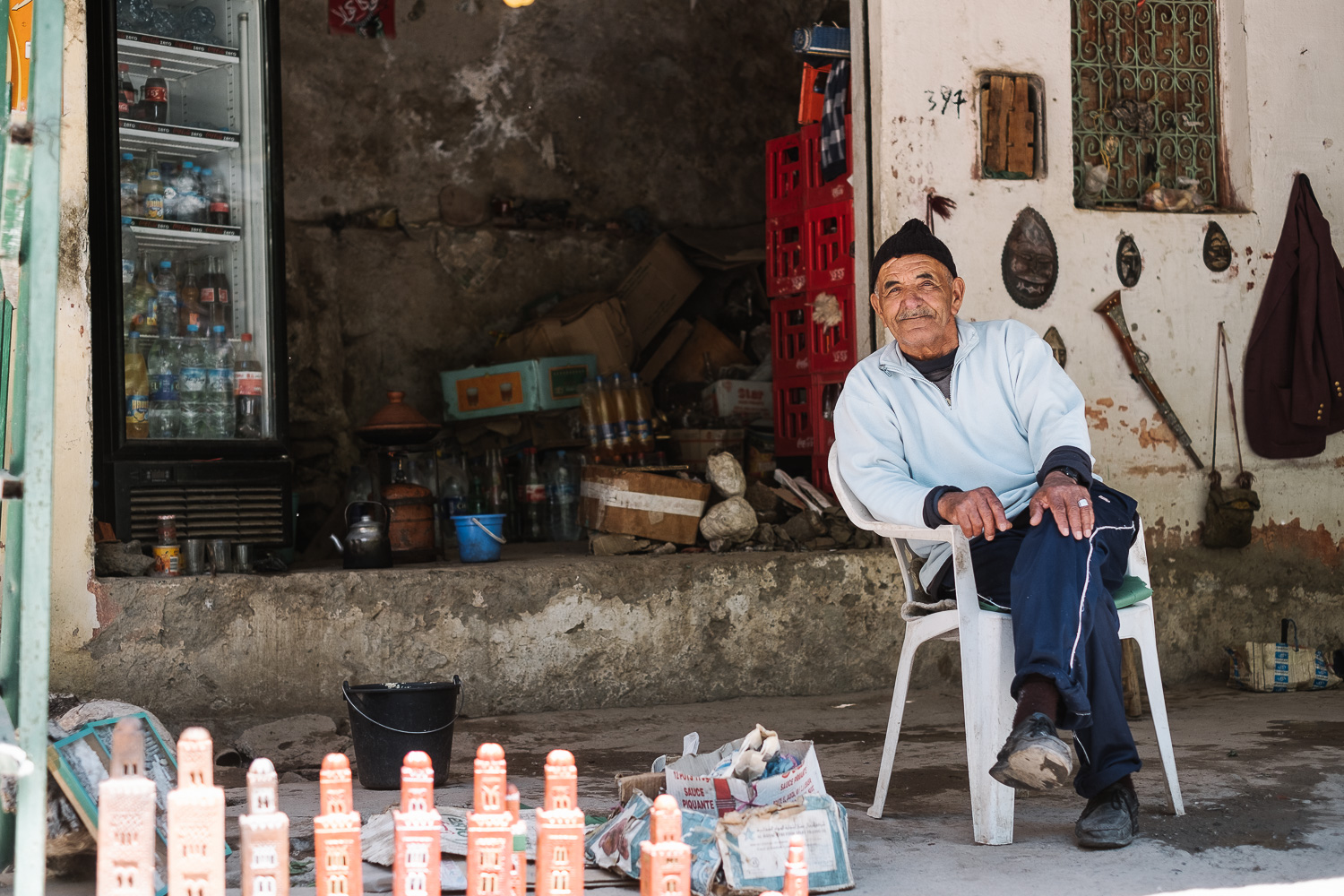 This guy was pretty welcoming with my camera, it only took me one "please" and he smiled for me. 