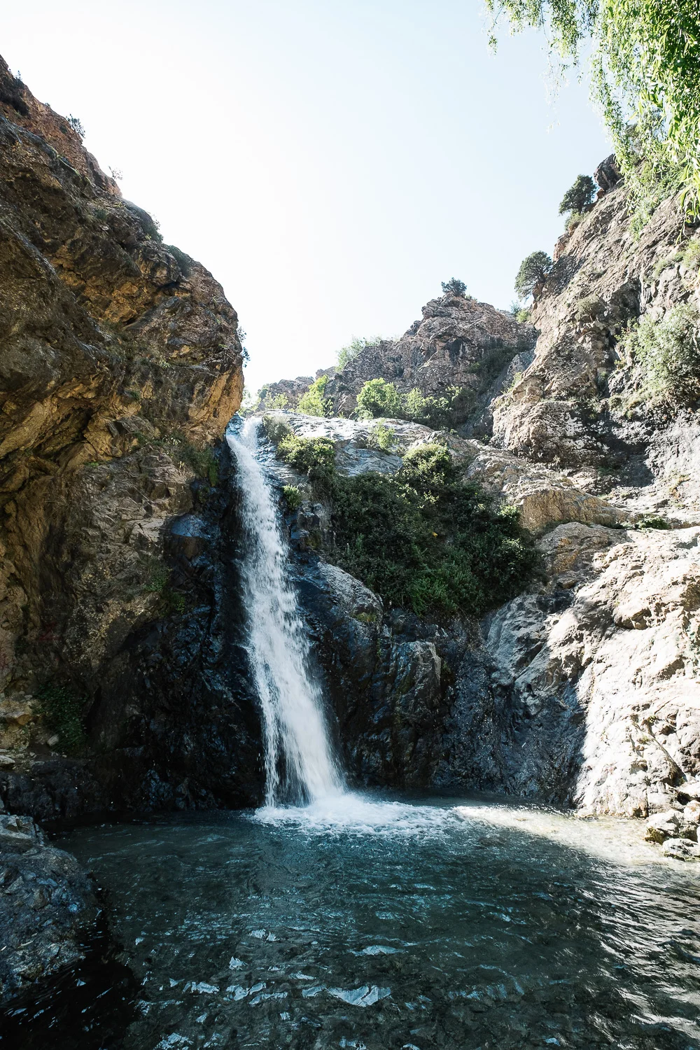 One of the falls in the valley, probably a 15minute hike to reach this. There are other and higher falls, but we didn't push through since we have to go back to the city. 