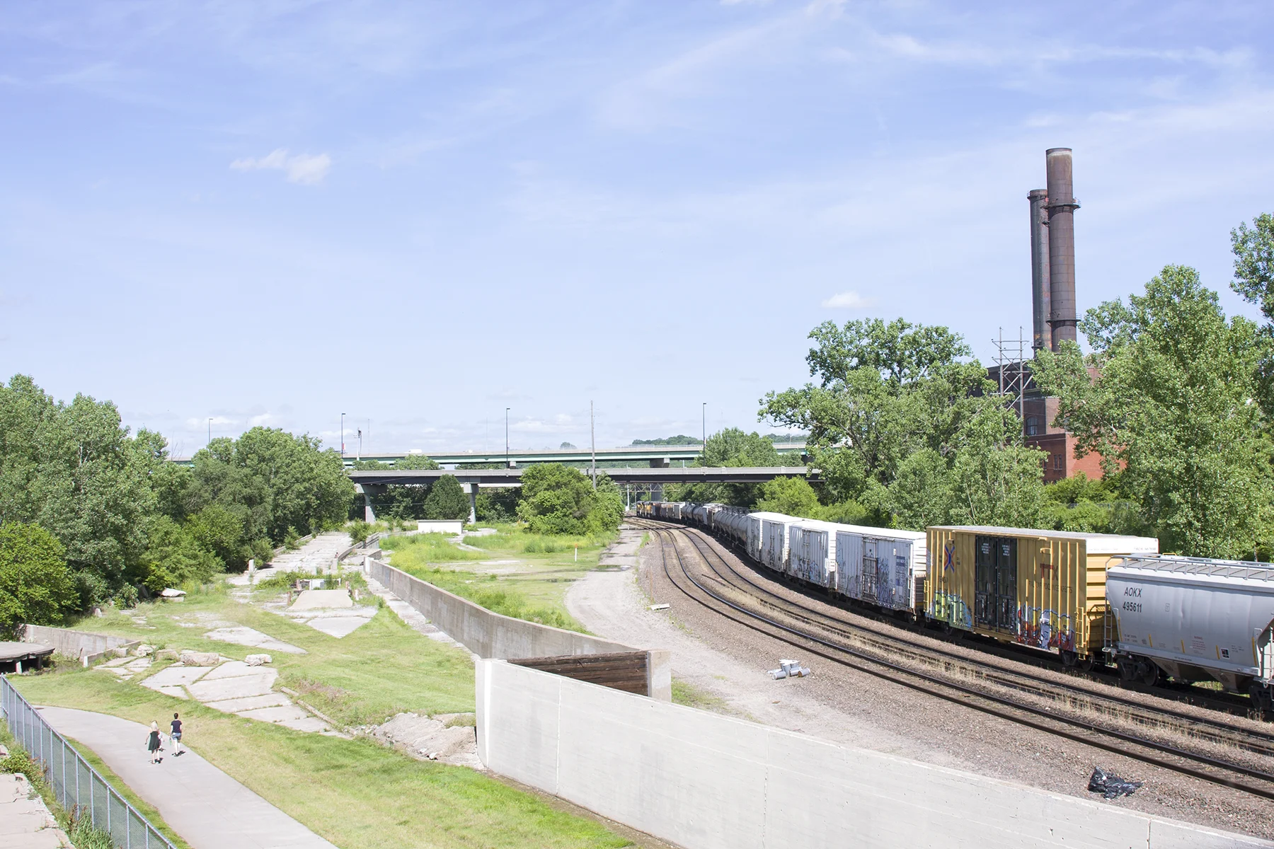 Riverfront Heritage Trail. Kansas City, Missouri. June, 2015