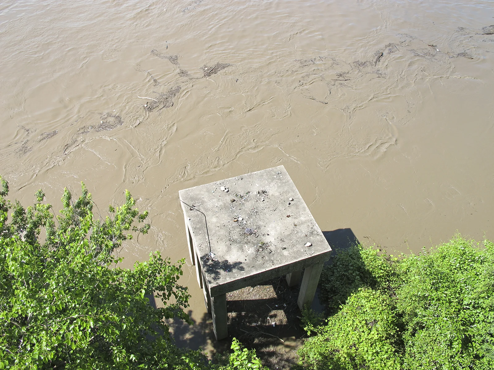 The Missouri River. Kansas City, Missouri. June, 2015