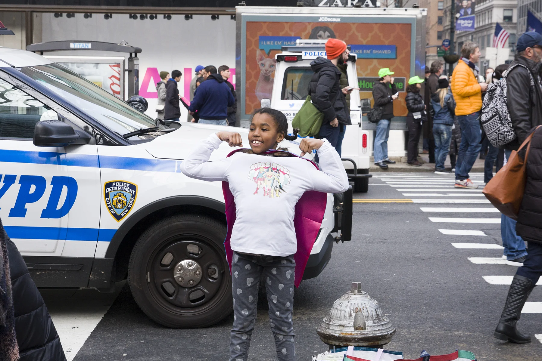  "Supergirl"&nbsp;  The Women's March, New York City, January 21, 2017 