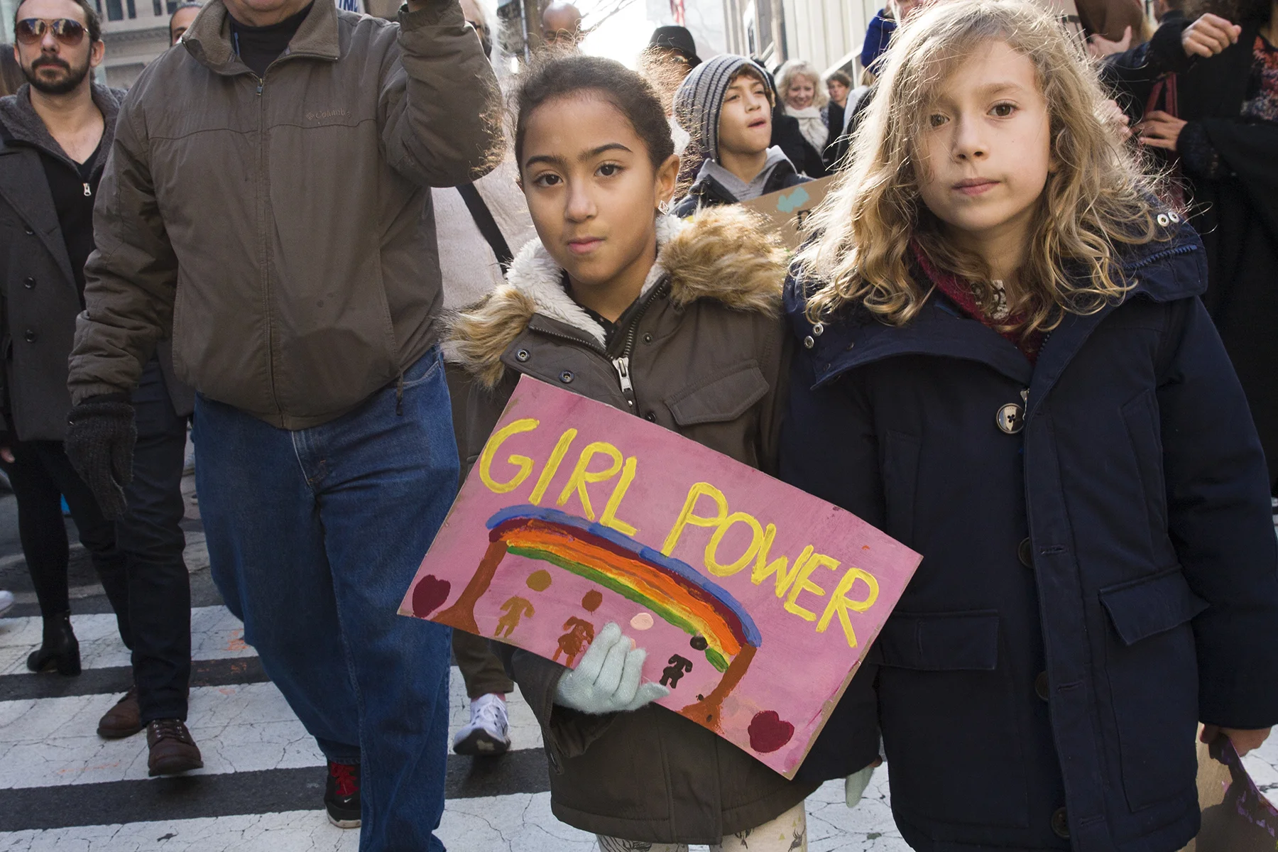 "Girl Power" The Women's March, New York City, January 21, 2017