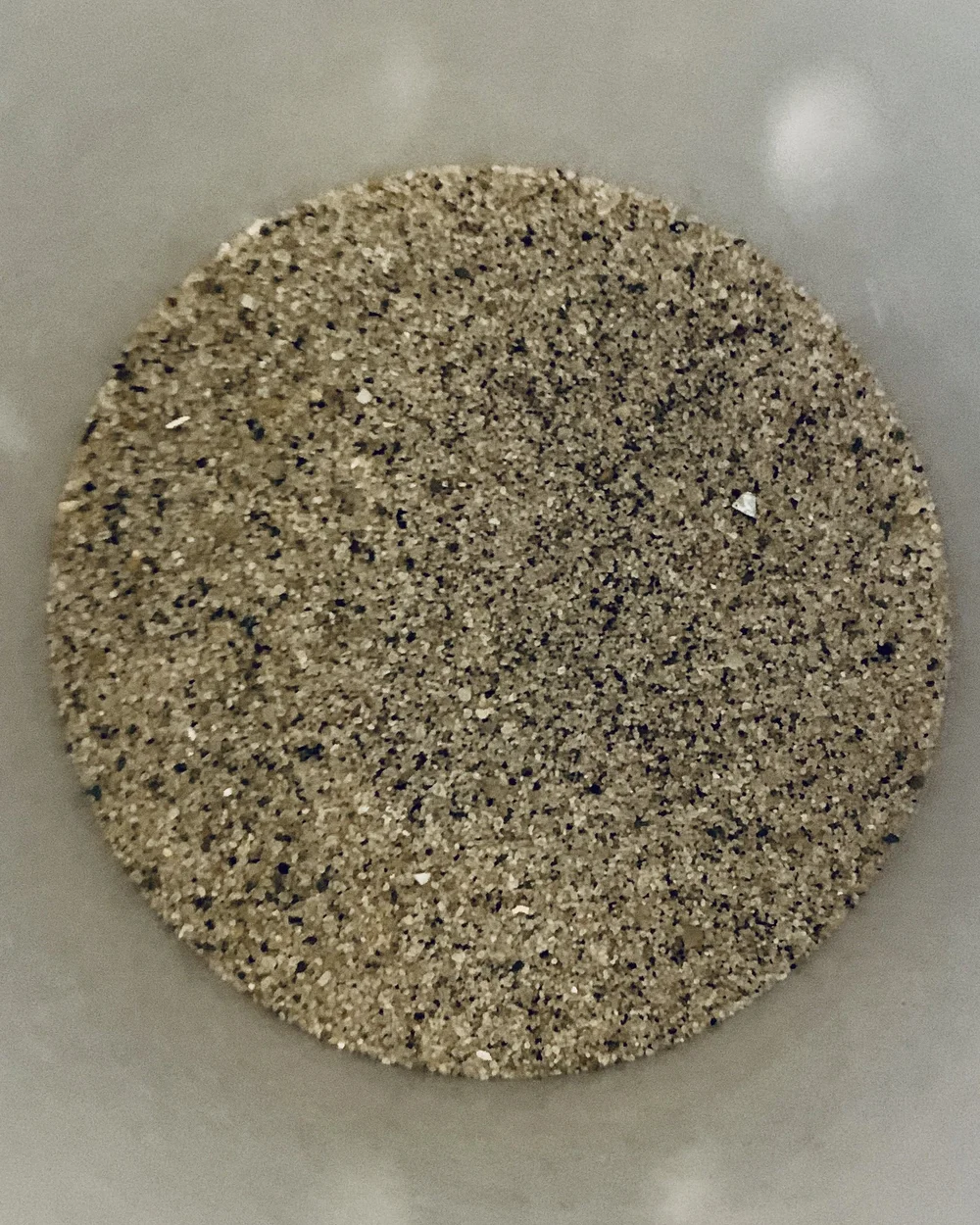 Sanitized beach sand 