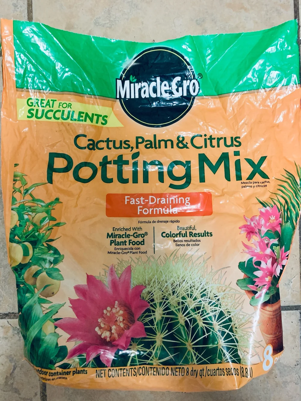 Miracle Gro Cactus and Citrus Potting Soil Mix 