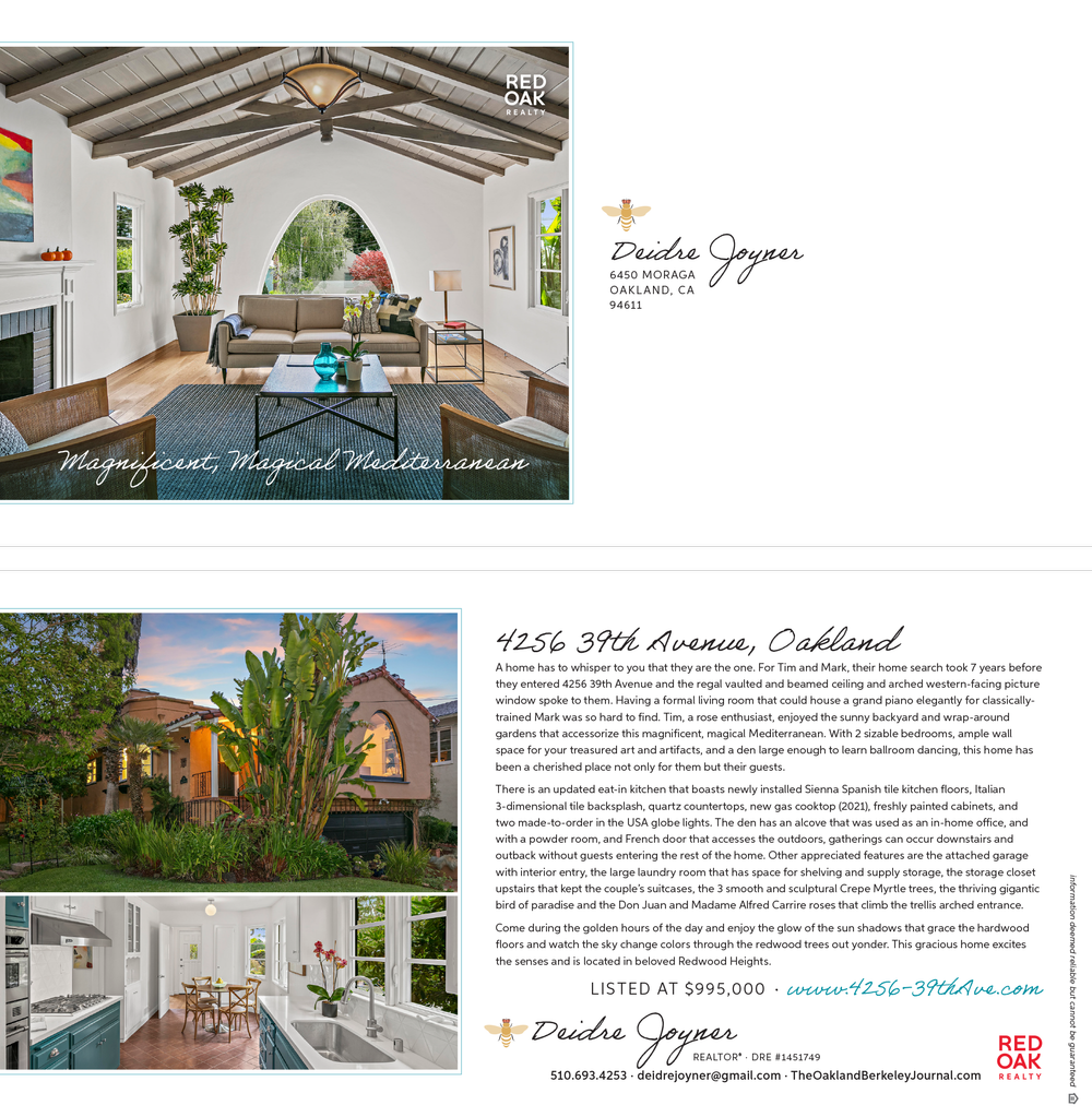 Sellers Deidre Joyner Realtor The Oakland Berkeley Journal