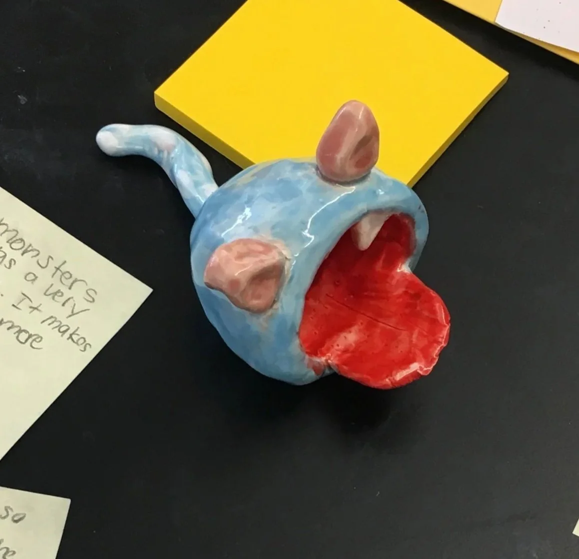 The Clinton School for Writers and Artists, 6th grade ceramic student work, 2017