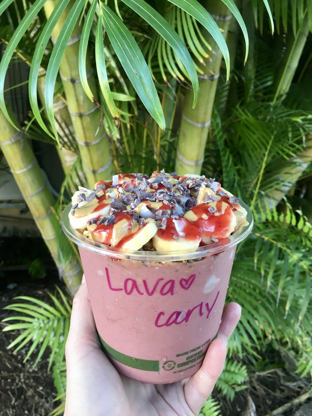 Lava bowl from the Coconut Cup