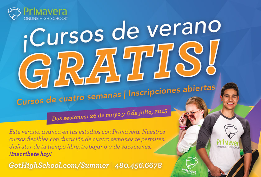 An advertisement for a local Spanish newspaper, La Voz. 