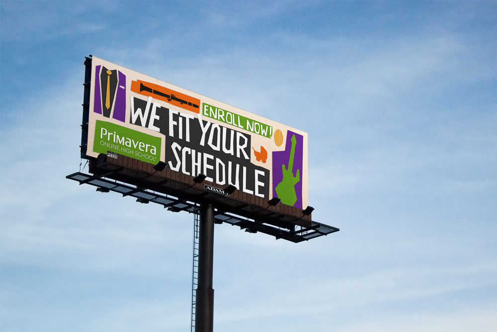  Billboards are a great place to advertise, not only because they are specific to a target region, but also because you can catch a vast amount of potential parents and students who may have never considered Online School.&nbsp; 