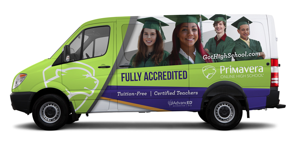  The Primavera van is important not only for transporting the marketing team to events, but also in picking up students who might not have transportation to important events or even testing locations. 